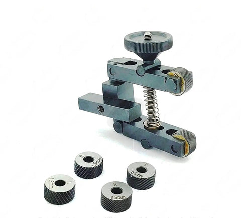 Heavy Duty Knurling Tool Set For Lathe Machine 2 Inch Capacity 50 Millimeter With 3 Pairs Diamond Pitch Knurls LH RH