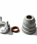 Pro Grade Plasma Cutter Consumables Kit 23 Pieces With 10 Tips 1.0mm And 10 Electrodes Shield Cap Stand Off Spacer Swirl Ring Copper Finish