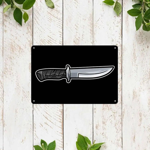 Heavy Duty Aluminum Fixed Blade Knife With Non Slip Ergonomic Handle For Outdoor Camping And Hunting Beast Built To Last
