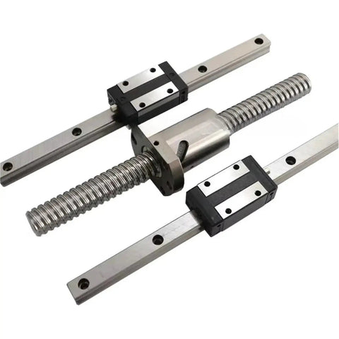 Top Notch Ball Screw System For CNC Machines With Smooth Travel And High Precision, OFU Finish For Industrial Use, components
