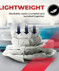 70 Sheets Newsprint Packing Paper For Moving And Shipping, shown crumpled and stacked, ideal for fragile item wrapping.