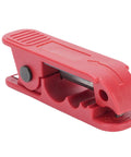 Fabater Professional Auto Adjusting Wire Stripper With Ergonomic Handle Crimping Tool in red design for cable stripping and cutting.
