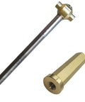 Heavy Duty Threaded Rod And Retainer Clamp Ring Knob Assembly, brass threaded rod and knob for pool filter hardware.