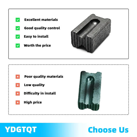 Premium Hardened Carbon Brush Replacement Set For Dewalt Electric Drills And Drywall Screwdrivers Heavy Duty Motor Parts comparison image