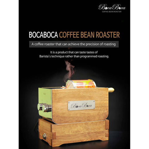 Home Coffee Bean Roaster 250 with Transparent Glass Chamber Noiseless Operation Large Capacity Rapid Cooling 110V Power Energy Efficient