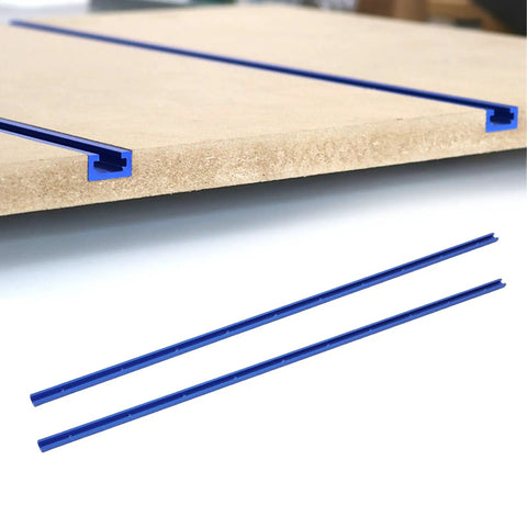 Heavy Duty T Track System For Woodworking 1000mm Double Cut Slot Rail With Predrilled Holes Aluminum Alloy Universal Router Table Track