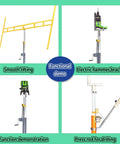 Heavy Duty Drywall Lift And Sheetrock Hoist With Telescopic Arm 4 In 1 Multi Function Panel Raiser demonstrating smooth lifting and electric bracket.