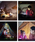 Kid Friendly Dinosaur And Car Night Light With 360 Degree Rotation And Nine Color Change Projector in kids' bedtime setting