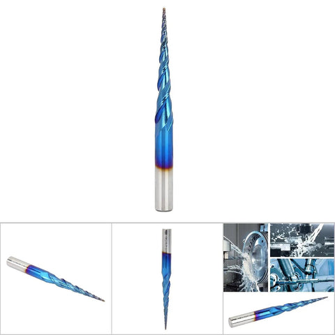 Beast Mode End Mill Premium Tungsten Cemented Carbide 2T Blue Super Hard Coating Milling Cutter R0.5 x 47 x D8 x 85 tool