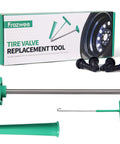 Ultimate Tire Valve Stem Core Replacement Tool Kit For Cars Trucks And Motorcycles That Quickly Fix Leaky Valves With 4 TR413 Valve Stems