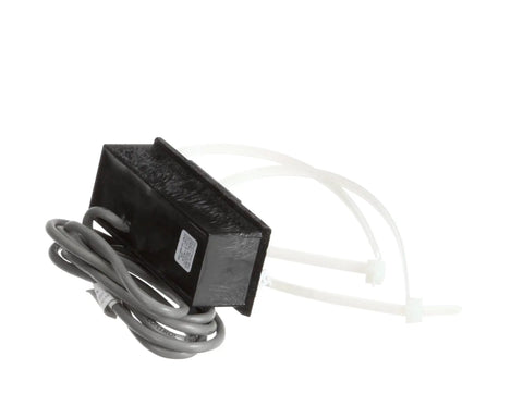 Sensor Dispenser 25 to 50 Ci OEM Replacement Part for Ice Machines and Bins with wires and label, shown from side angle