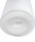 Top Shelf 2mm Foam Flooring Underlayment In Clean White Covers One Thousand Square Feet Packs Ten Rugged Rolls Tailored For Wood Floors Delivers Rock Solid Cushioning Less Noise And Hassle Free Laminate Or Hardwood Install That Definitely Slays - Close-up of a rolled white foam underlayment.