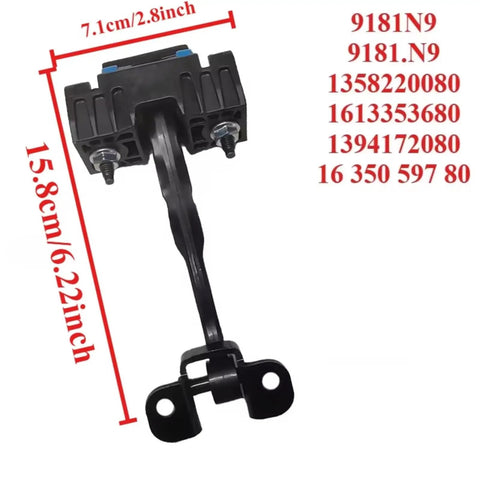 Door Hinges For Kasten Front Left And Right Built To Last For Smooth Safe Door Action With Brake Stop Strap Limiter
