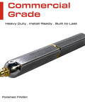 5 Inch Weldable Bullet Hinge Heavy Duty Teardrop Barrel Hinge With Grease Zerks For Smooth Daily Use Weld On Gate Grill And Smoker Hinge, polished finish
