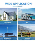 5000W Pure Sine Wave Solar Inverter 48V DC To 120V AC With Built In 100A MPPT Controller Max PV Input 5500W applications