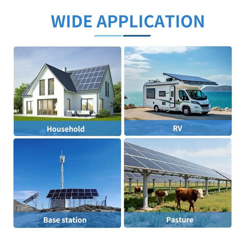 5000W Pure Sine Wave Solar Inverter 48V DC To 120V AC With Built In 100A MPPT Controller Max PV Input 5500W applications