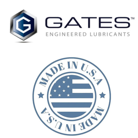 Gel TAP Tapping Oil For Metalworking Pro Grade Lubrication logo and "Made in USA" seal, Gates Engineered Lubricants