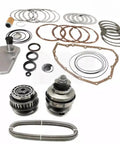 Nissan JF015E RE0F11A Transmission Master Rebuild Kit With Pulley And Belt 30 Teeth 30T 29T Set For Easy DIY Install Heavy Duty Gear Belt Upgrade For Nissan Transmissions, clutch rings and filters