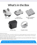Mini 4K Camera Drone Bundle With Case And Extra Battery Under 249 Grams 3 Axis Gimbal Stabilization 10km Video Transmission