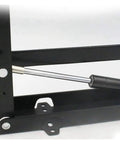 Close-up of Heavy Duty Pair Folding Hinge Stool Brackets showing cold rolled steel construction for wardrobe closet support.