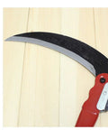 Foldable Steel Hand Sickle For Weeding And Garden Cleanup Pro Grade Weed Remover Scythe Blade Cutter Easy Grip 42x23 Cm Tool