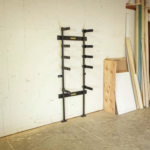 Tough System Heavy Duty Tool Box Storage Rack For Garage Organization 440 Lb Capacity Stackable Modular Storage Modules shown in garage