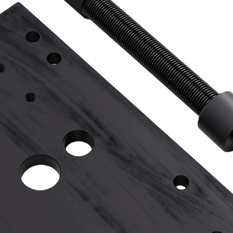 The Real Deal Engine Inner Camshaft Bearing Tool Kit That Lets You Bang It Out With Style Includes Support Plate Puller Round Rod Pin Installation Screw And Full Hardware Set For Sure Thing Repair Jobs Guaranteed, black steel puller plate and threaded screw