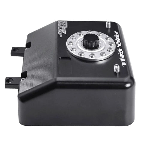Beefy Aluminum Alloy Simulated Cell Receiver Box For 1/10 RC Crawler Cars, Realistic Fuel Tank Style Housing With Scale Valve And Antenna Hole