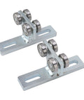 Heavy Duty 4 Wheel Trolley Assembly With 2200 Lb Capacity Built Tough As Nails To Smash Heavy Loads And Glide Effortlessly Throughout Your Workspace Without Breaking A Sweat Ever, showing dual steel wheel assemblies.