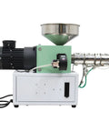 Heavy Duty Desktop Single Screw Plastic Extruder For Custom 3D Filament PEEK ABS PLA PETG TPU Material with motor and hopper.