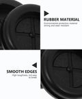 36 Piece Black Round Rubber Grommet Kit For Cable And Wire Hole Coverage Oil Resistant And Waterproof Grommets For DIY Electrical, Automotive, And Home Wire Management Durable Flexible Grommets With Easy Install In Resealable Pack close-up rubber material