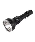 Long Range 2500 Lumen LED Flashlight With 1180 Meter Throw Dual Switch Operation With side switch visible