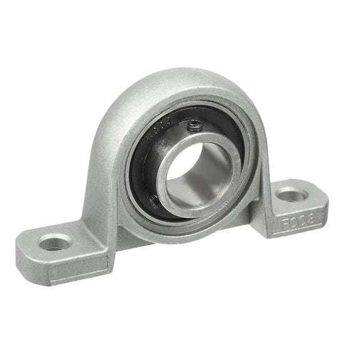 Four Pack Flange Mounted Pillow Block Bearings KP003 Self Aligning Zinc Alloy Plummer Block Bearing Bore 17mm for Linear Shaft