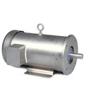 True Workhorse 15 Horsepower Three Phase Industrial Electric Motor 3520 Rpm 60 Hertz 254Tc Frame TEFC Enclosure side view