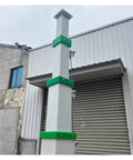 Heavy Duty Workhorse Manual Telescopic Winch Pole Built Tough For 3M To 6M Extension with green accents and sturdy frame.