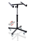 Rolling Studio Mixer Stand On Casters With Adjustable Height For Home Studio And Onstage Use MobileTILT Series DJ Cart