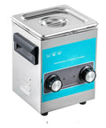 Hualuck 2L Ultrasonic Jewelry Cleaner With Heater, portable stainless steel washing machine for glasses and rings.