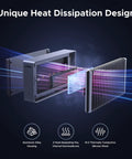 Slick Beast Mode M2 Nvme Enclosure For External Solid State Drives Compatible With Thunderbolt 4 And Usb4 Delivering Thirty Six Hundred Megabytes Per Second Inside A Snug Aluminum Housing showing heat dissipation design.