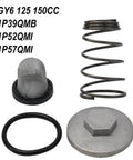 Top Rated Chinese Scooter Parts For GY6 Engine Oil Drain Screw Kit 50 To 150cc With Screen Cleaner Cover And Filter Plug Perfect For Maintenance On Benzhou Znen Visions, oil filter kit