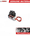 Upgraded 180 Motor And 32T Metal Gearbox Transmission For FMS 1 To 24 FCX24 Power Wagon Smasher V2 Monster Truck Black
