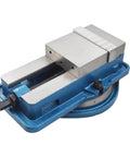 6 Inch Precision Bench Vise With Swivel Base For Milling Shaping And Drilling Machines, Rugged Cast Iron Build, High Hardness Jaw