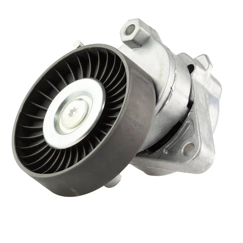 Must-Have High-Performance Tensioner Idler Pulley Kit For Mercedes S350 E320 C280 Replaces 1122000970 BACB11-KIT008 And More Parts To Keep Your Engine Running Smoothly Without Any Worries. black idler pulley with metal tensioner bracket