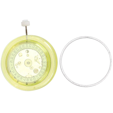Premium Watch Movement Replacement Part Kit with 2813 mechanical movement and metal ring, visible components for repair.