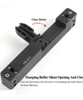 Hidden Hydraulic Door Closer With Ultra Quiet Soft Close, Anti Pinch Safety, Auto Rebound Tech For Interior Doors, close slowly text
