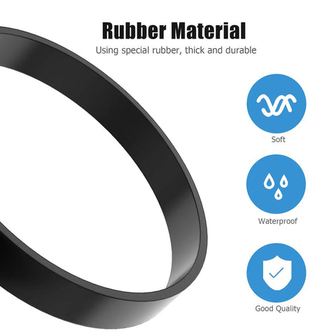 Durable E0205 Replacement Vacuum Belt For PowerSpeed Lightweight Vacuums 2 Pack Easy Install Fits NEU Series flexible rubber material