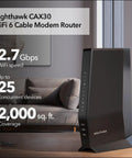 Cable Modem And WiFi 6 Router Combo AX2700 DOCSIS 3.1 2.7 Gbps Covers Up To 2000 Sq Ft 25 Plus Devices Compatible lifestyle image
