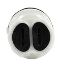 Top view of Durable Plastic Hot And Cold Water Cartridge For Valley Tub And Shower Single Handle Faucets White V4268 OEM Replacement Part