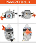 Stihl Trimmer Carburetor Kit For FS90R FS90 FS110R FS100 KM90R KM90 FS100RX FS110 KM110R HT100 HT101 C1Q S174 Carb Premium Aftermarket Replacement