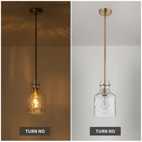 Industrial Pendant Light Trio For Kitchen Island 3 Light Glass Pendant Fixture With Seeded Shade Adjustable Cord