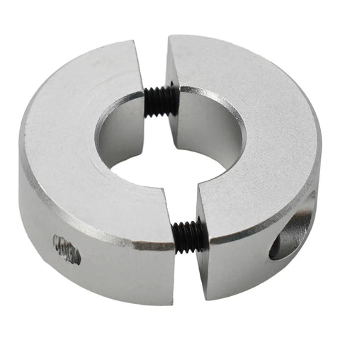 Heavy Duty Aluminum Alloy Rings Split Clamp Collar For Shaft 25mm Strong Grip Industrial Gear And Soft Shafts With Long Service Life And Low Axial Load Support Keeps Locked Tight For Builds Ideal For Pros Want Reliable Durability, 25mm aluminum split collar